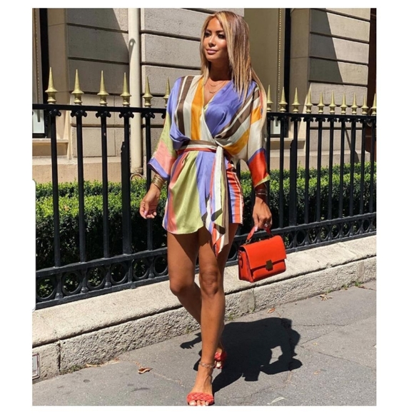 🌻 RESTOCK Zara Striped Jumpsuit dress - Picture 14 of 16